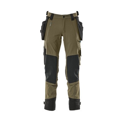 MASCOT® - Hose mit Hängetaschen ADVANCED, Moosgrün, Größe 76C52