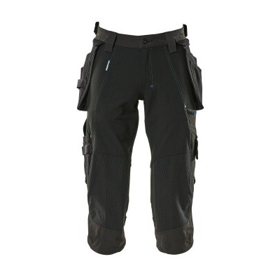 MASCOT® - Dreiviertel-Hose mit Hängetaschen ADVANCED, Schwarz, Größe C47