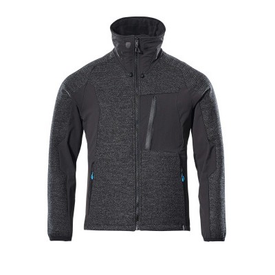 MASCOT® - Strickjacke mit Reißverschluss ADVANCED schwarz 17105-309-09, Größe M