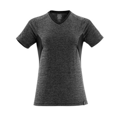 MASCOT® - T-Shirt ACCELERATE Dunkelanthrazit meliert/Schwarz 18092-801-1809, Größe L ONE