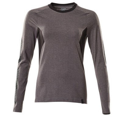 MASCOT® - T-Shirt ACCELERATE, Langarm Dunkelanthrazit/Schwarz 18391-959-1809, Größe 4XL ONE