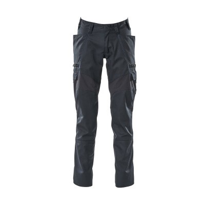 MASCOT® - Hose ACCELERATE mit Schenkeltaschen Schwarzblau 18679-442-010, Größe 90 C62