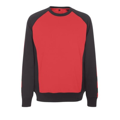 MASCOT® - Sweatshirt UNIQUE, Rot/Schwarz, Größe XL