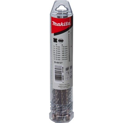 Makita® - SDS-VPLUS-Bohrer-Set Nr.6 10-teilig B-49127