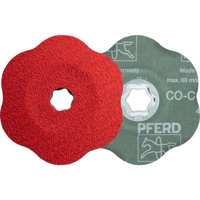 PFERD - COMBICLICK Keramikkorn Fiberscheibe Ø125mm CO-COOL60 CONTOUR für Konturen