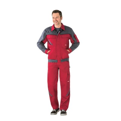 Planam - Bundjacke 2316 rot/schiefer/schwarz, Größe 98