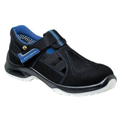 Steitz Secura - Sicherheitssandale ESD DX 711 SF, S1P SRC ESD, schwarz/blau, NB, Größe 36