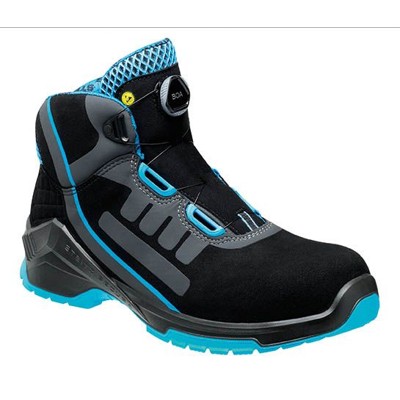 Steitz Secura - Sicherheitshalbstiefel VD PRO 1800 BOA, S2 SRC CI, schwarz/türkis, XB, Größe 45