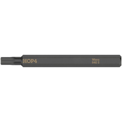 Wera® - 840 S Hex-Plus Innensechskant Bits für Schlagschraubendreher, 4 x 70mm